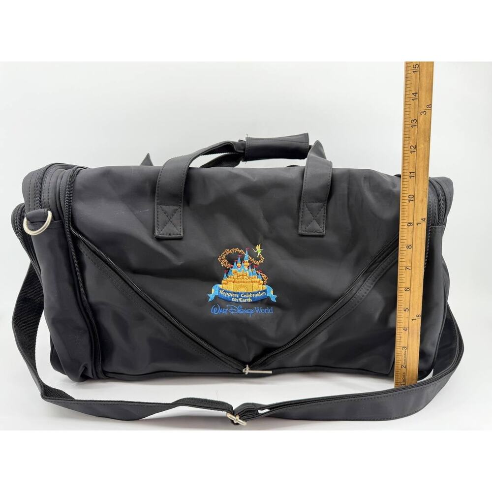 Gemline Disney World Duffel Bag Black Travel Carry On Convertible Multi Pocket - Picture 3 of 14